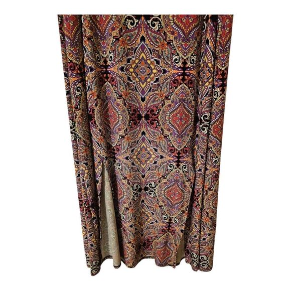 CHICO'S Tile-Print Maxi Dress Maxi Dress - Size 3 (Fits 16/18) - Picture 6 of 10